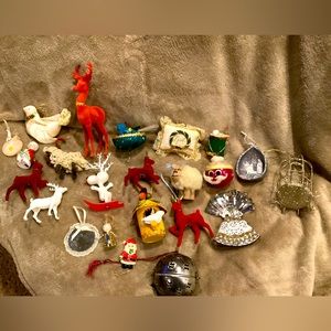 Vintage Lot of Christmas Ornaments